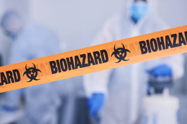 Professional Biohazard technician working in Orange Grove, TX